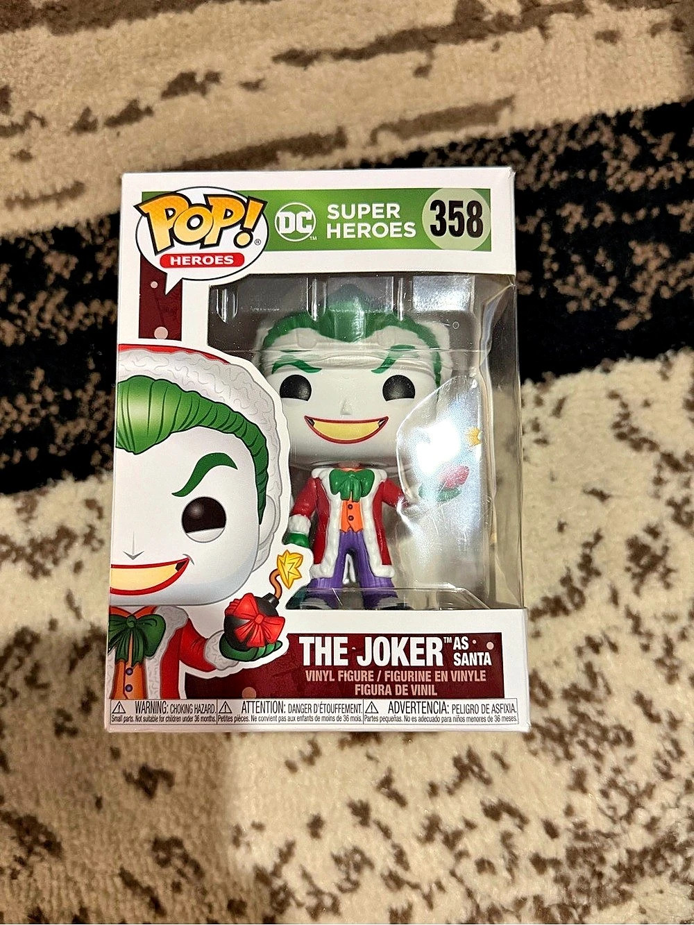 Funko Pop! Christmas santa Heroes The Joker #358 Vinyl Figure